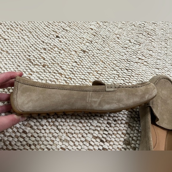 Born Nerona Tan Suede Loafers Driving Shoes Moccasins Size 6 - Picture 6 of 10